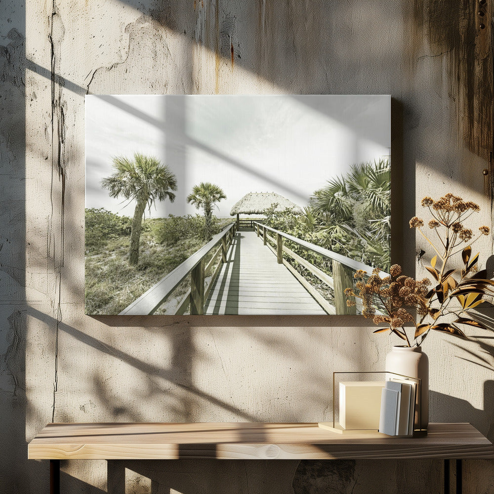 Bridge to the beach | Vintage