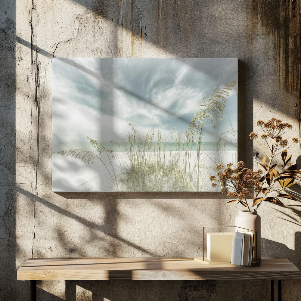 Heavenly calmness on the beach