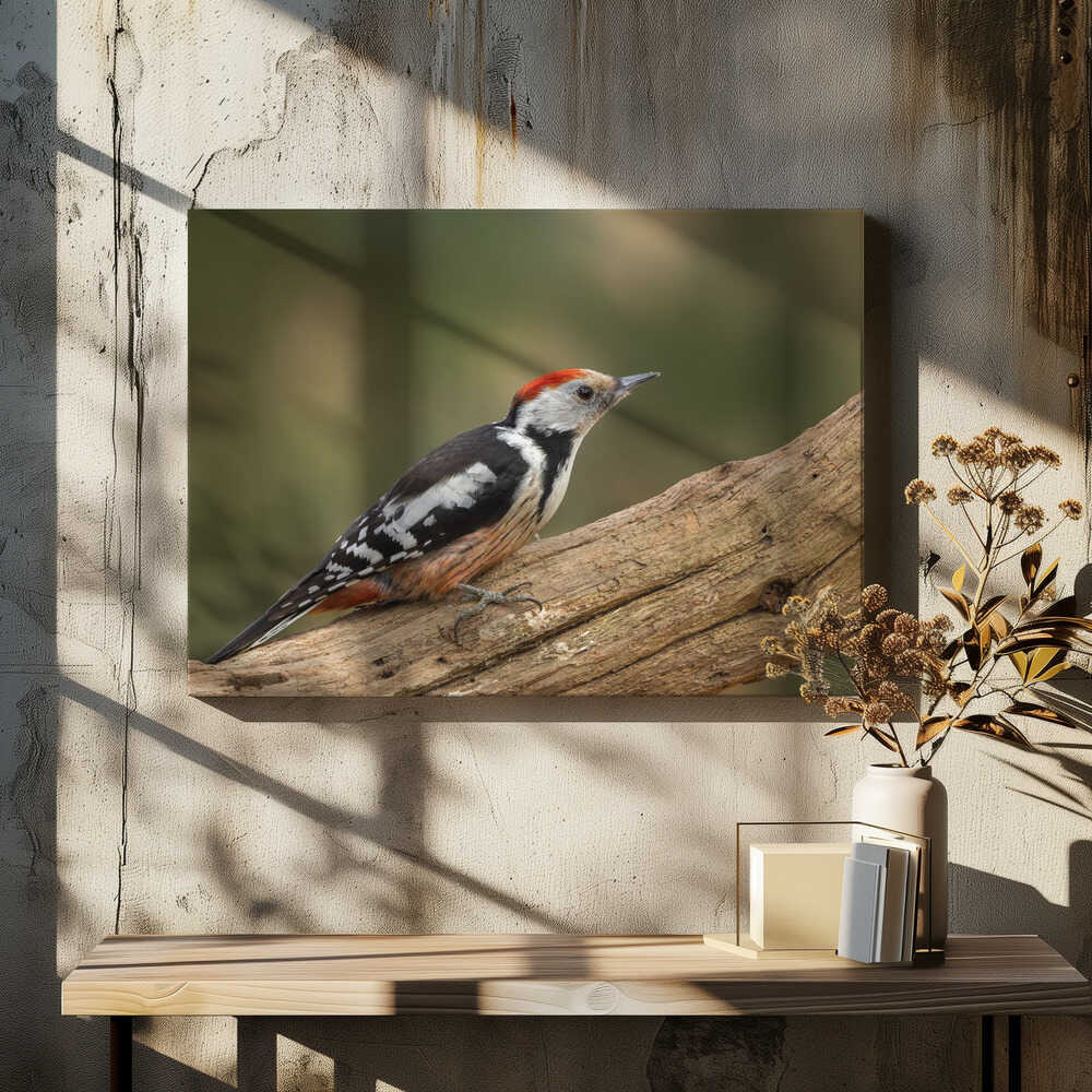 Middle spotted woodpecker.