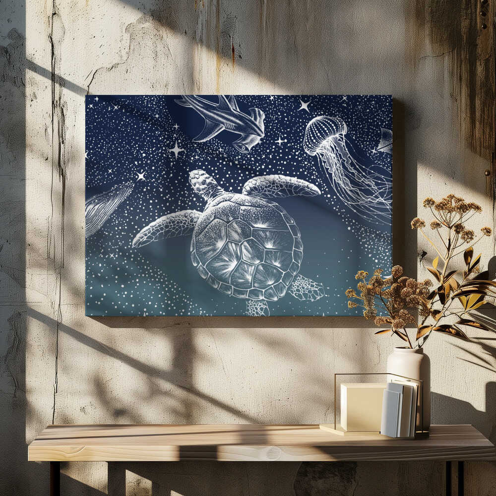 Cosmic Ocean Turquoise Grad