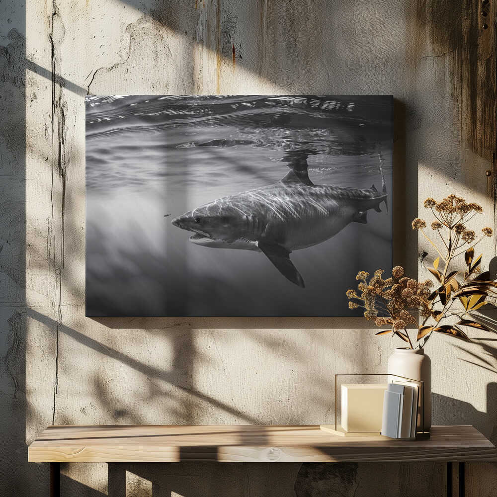 Monochrome Tiger Shark