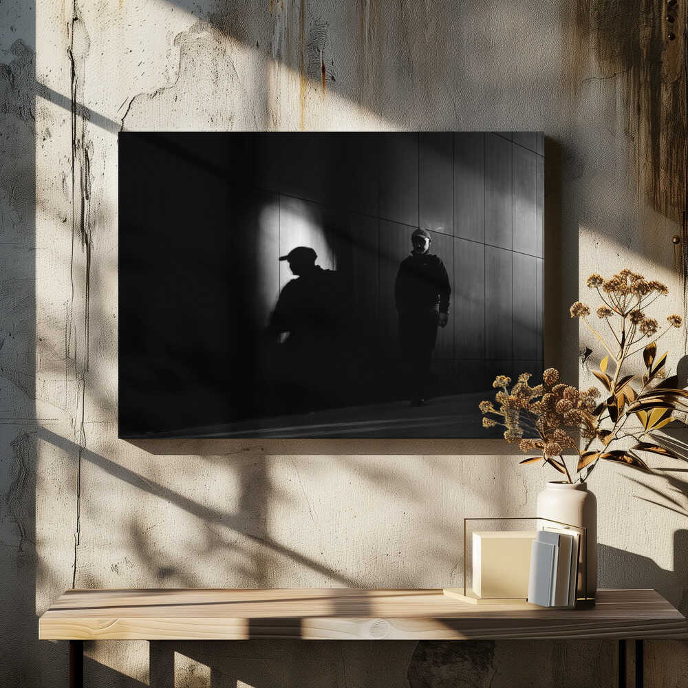 Street lights and shadows