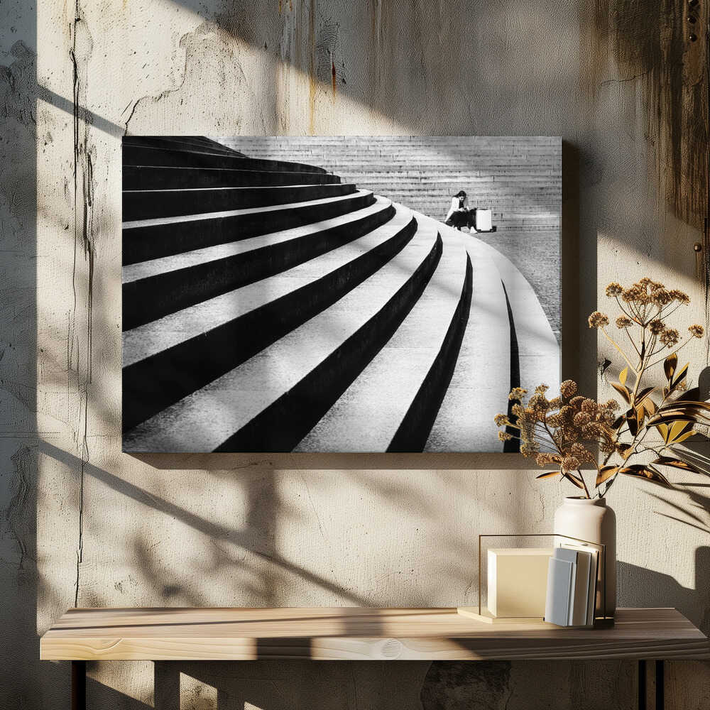 At the end of the line