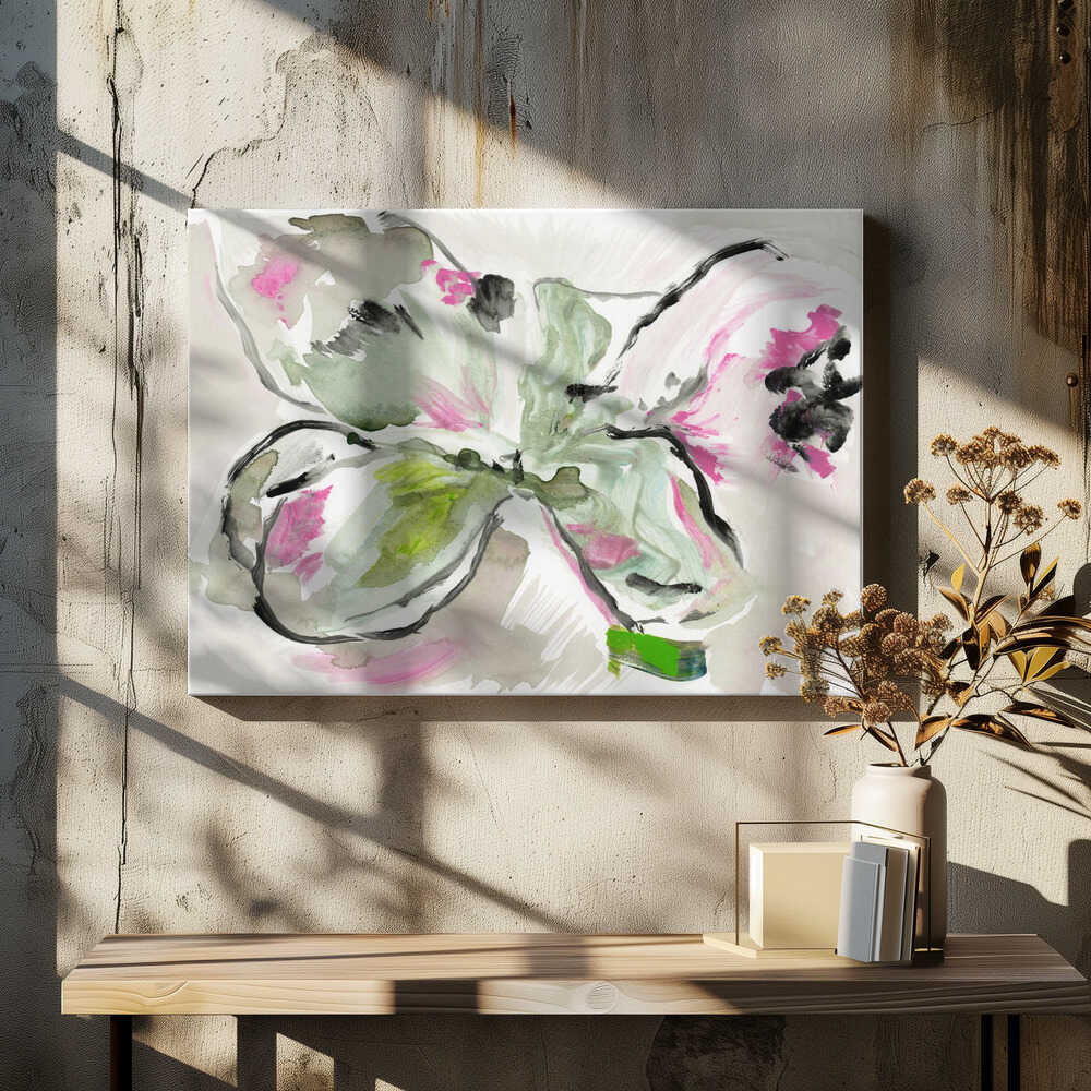 Abstract Purple Violet Pink Hues Floral 2