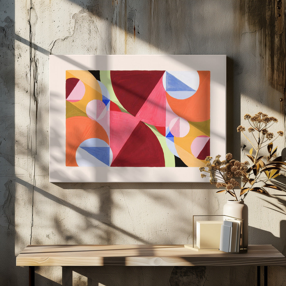 Area Broken By Perpendiculars