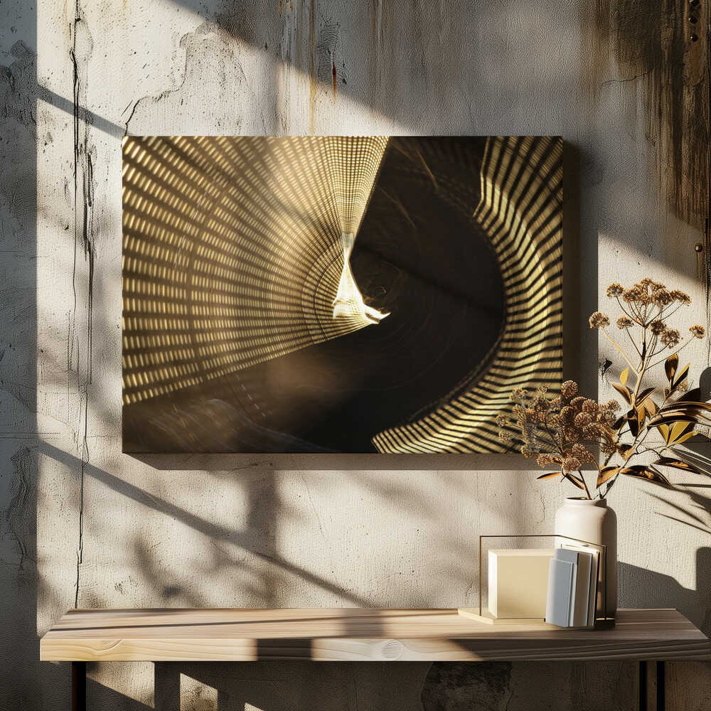 Luminous Spiral Path