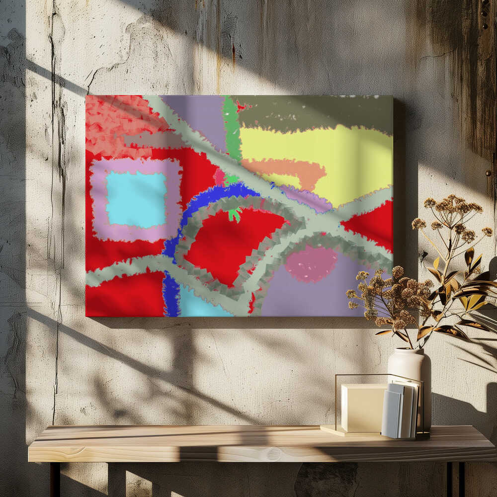 Vivid Patchwork Maze