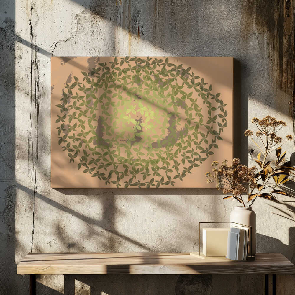 Leafy Mandala Glow