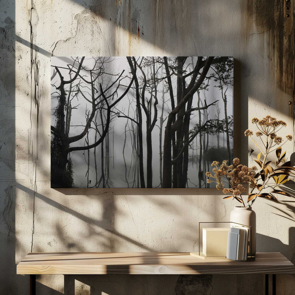 Eerie Forest Reflection