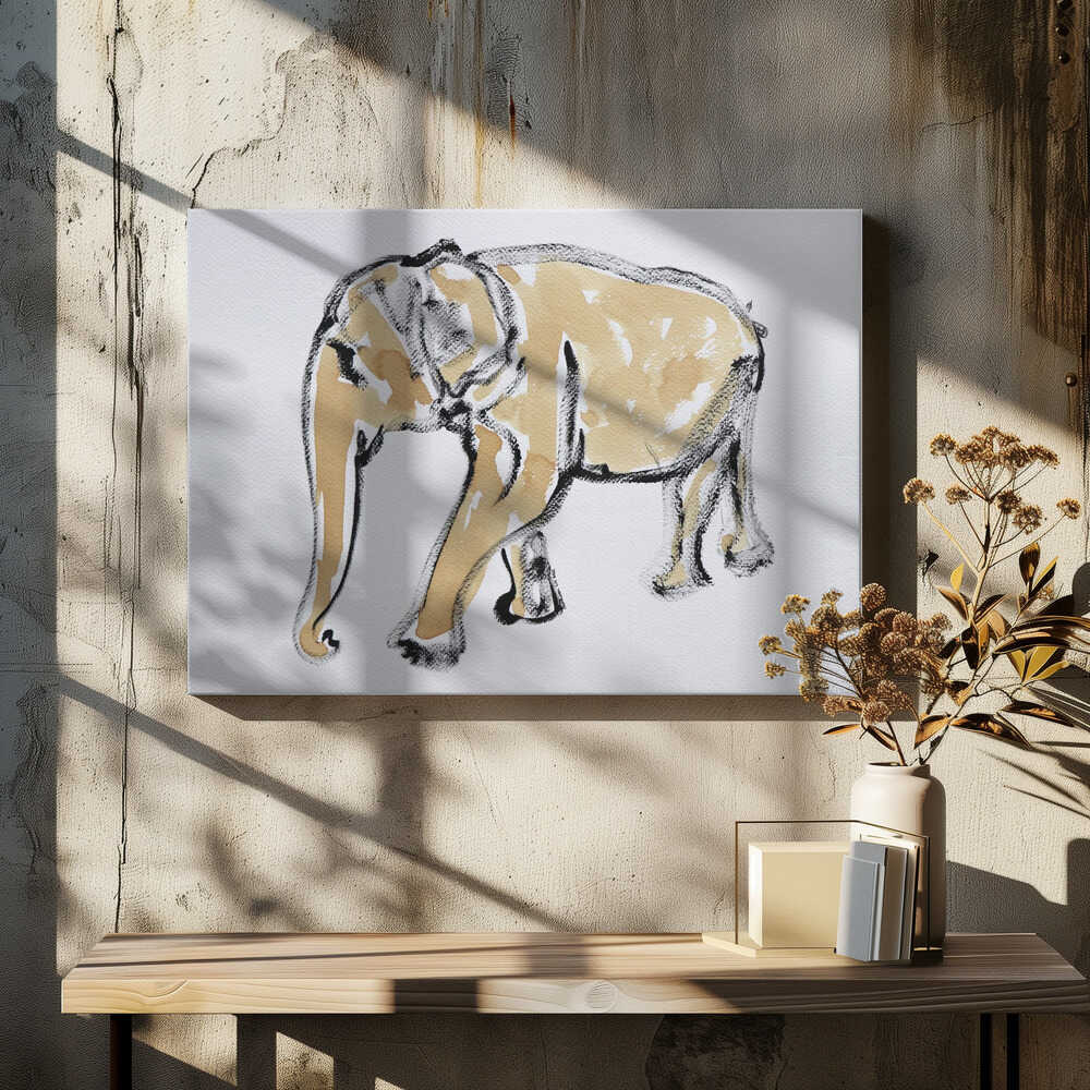 Majestic Elephant Stroll