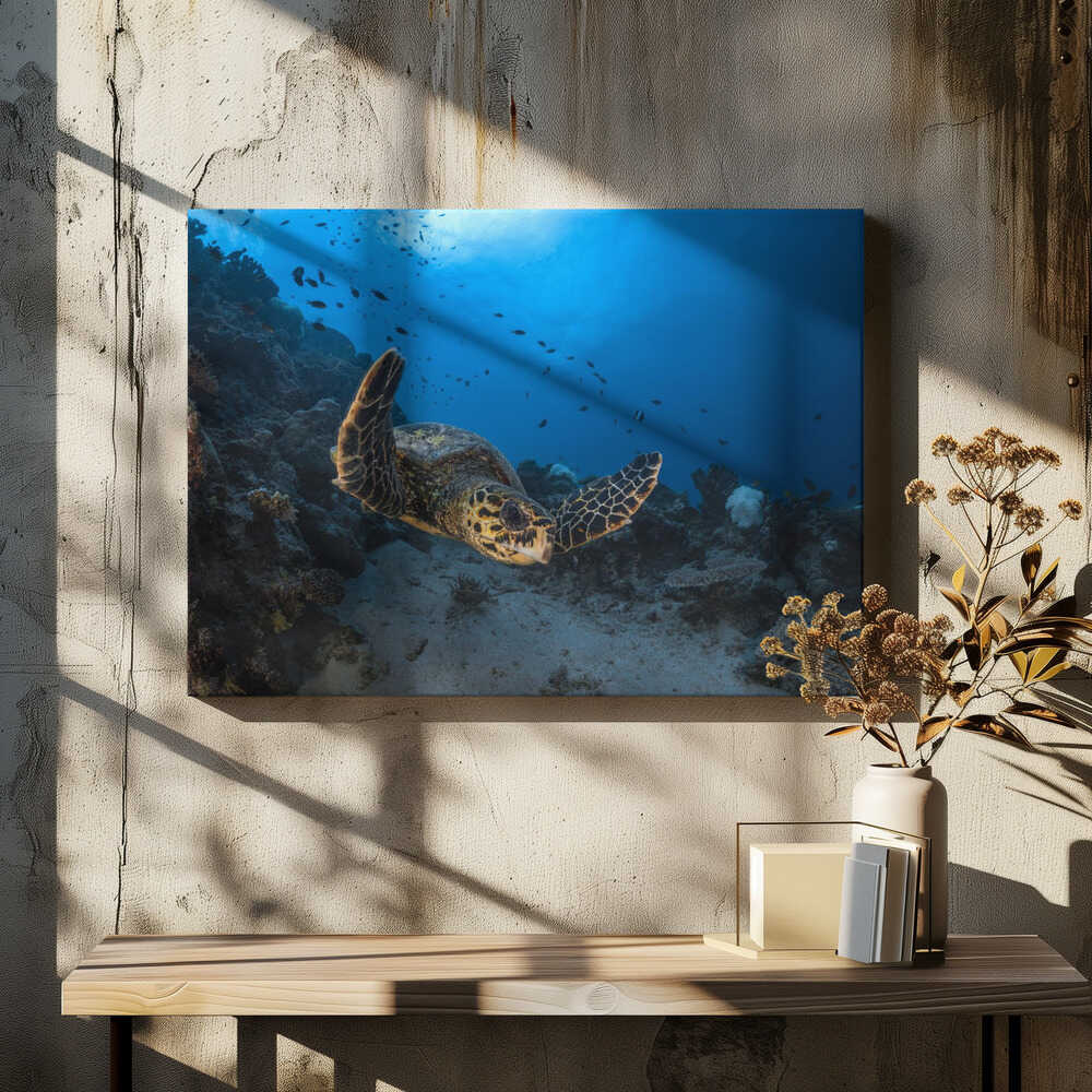 Hawksbill sea turtle