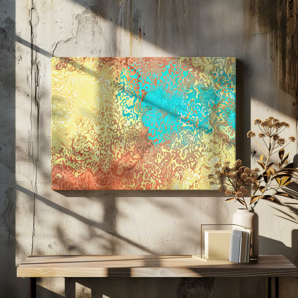 Vibrant Colors In Organic Patterns