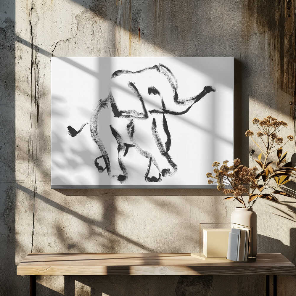 Graceful Elephant Brush