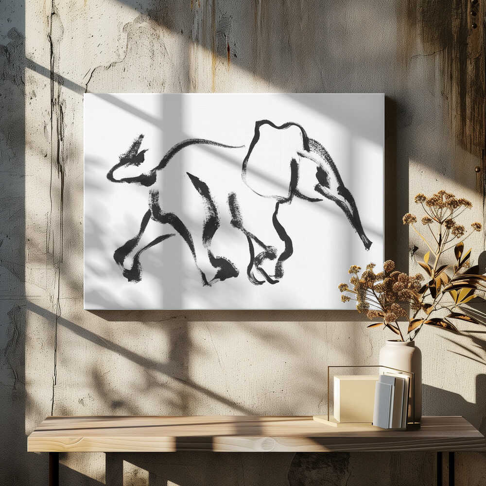 Elegant Elephant Strokes