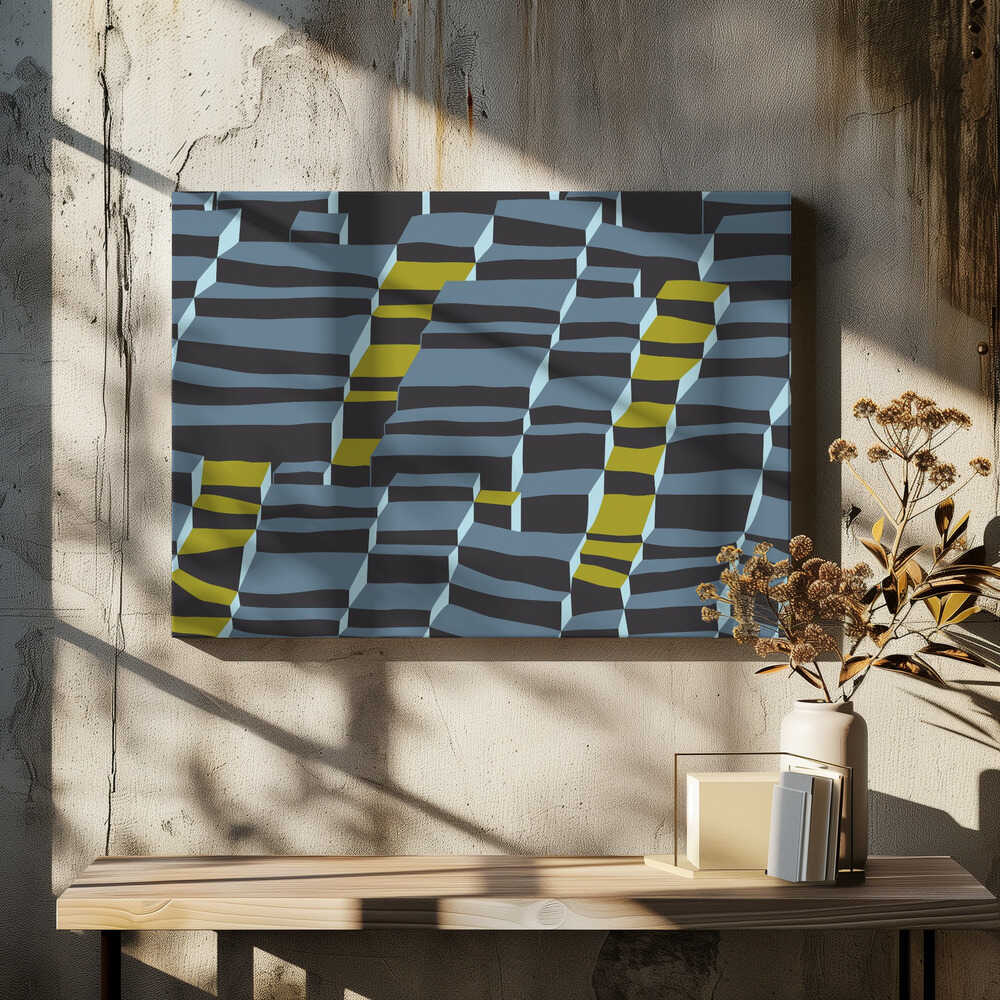 City life always up moonless night pattern