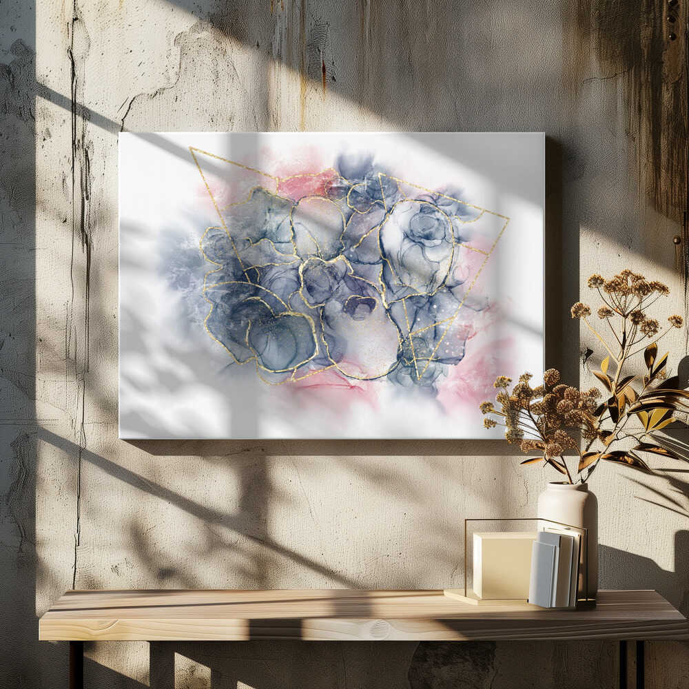 Golden Ethereal Blooms