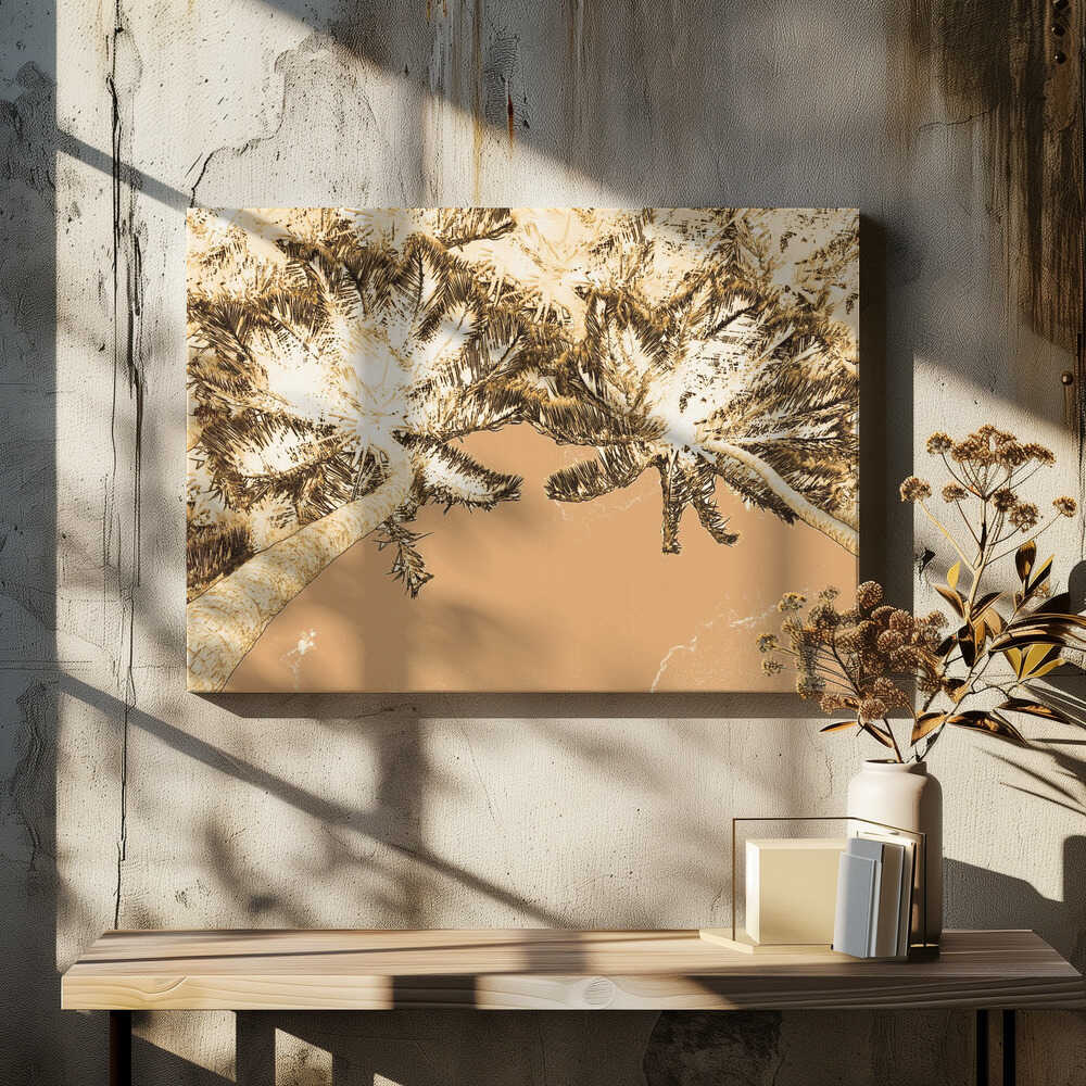 Golden Palms Skyward