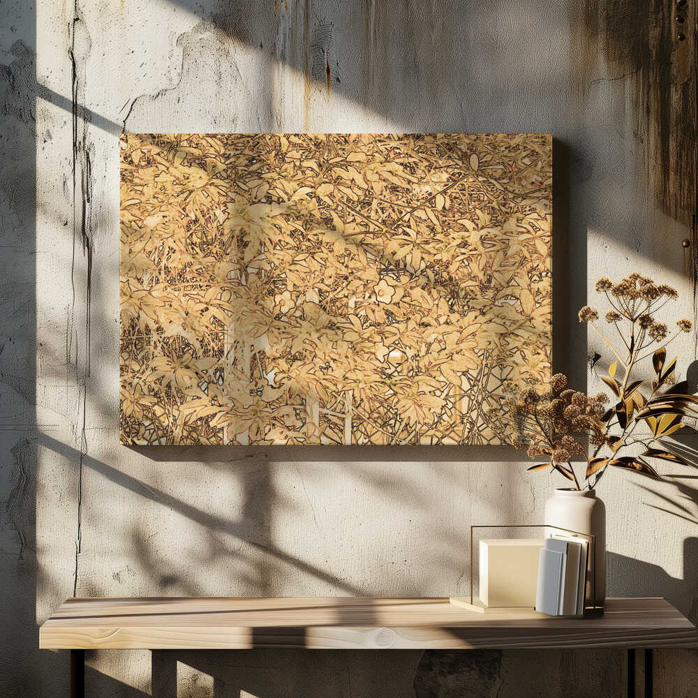 Golden Leaf Tapestry