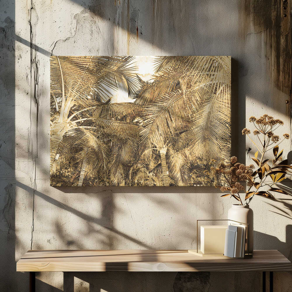 Golden Palm Canopy