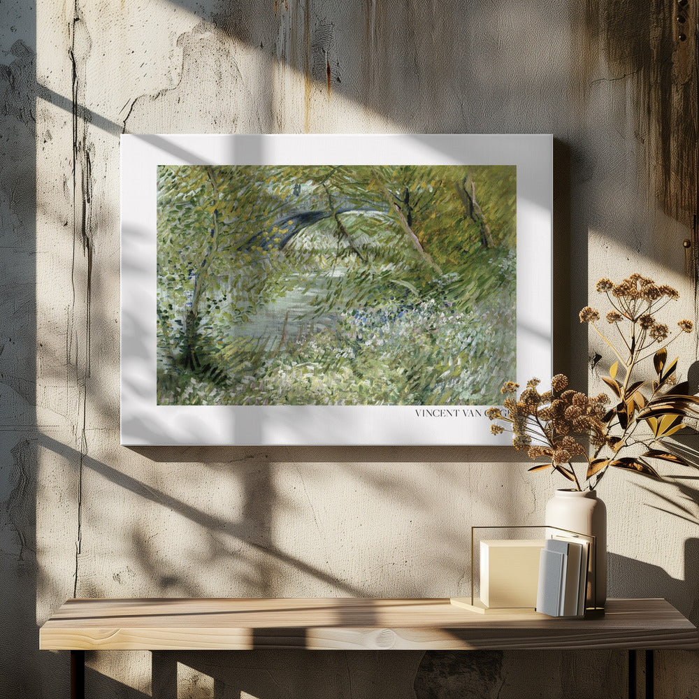 River Bank In Springtime (1887) Horisontal