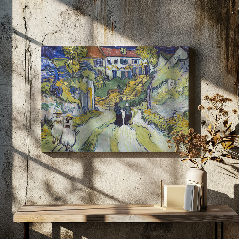 Stairway At Auvers (1890)