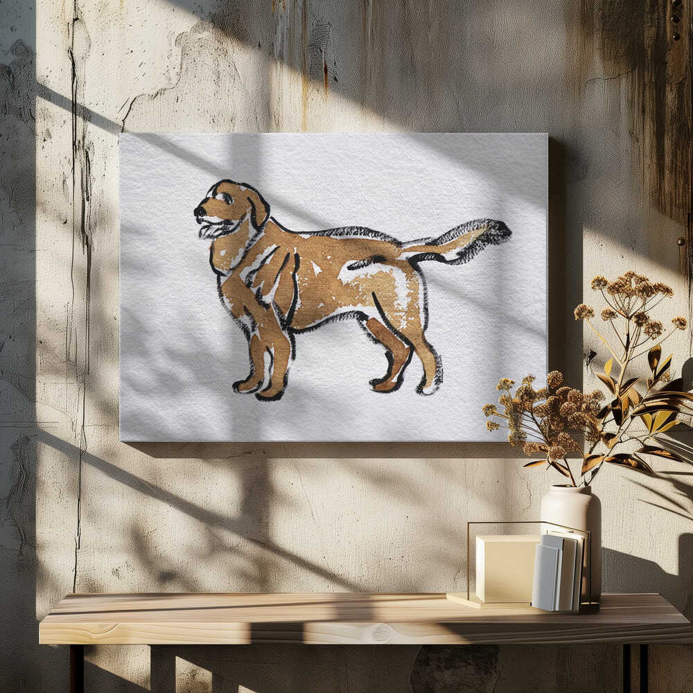 Regal Canine Silhouette