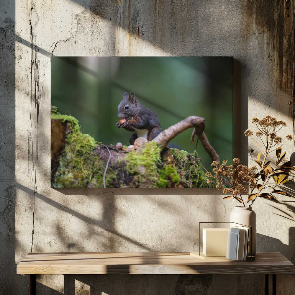 squirrel with some nuts