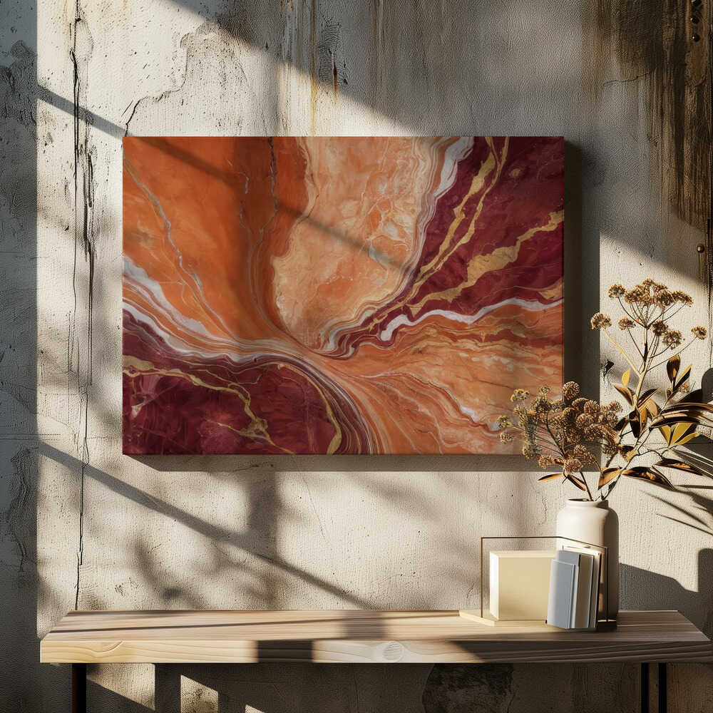 Swirling Blend Of Rich Earth Tones