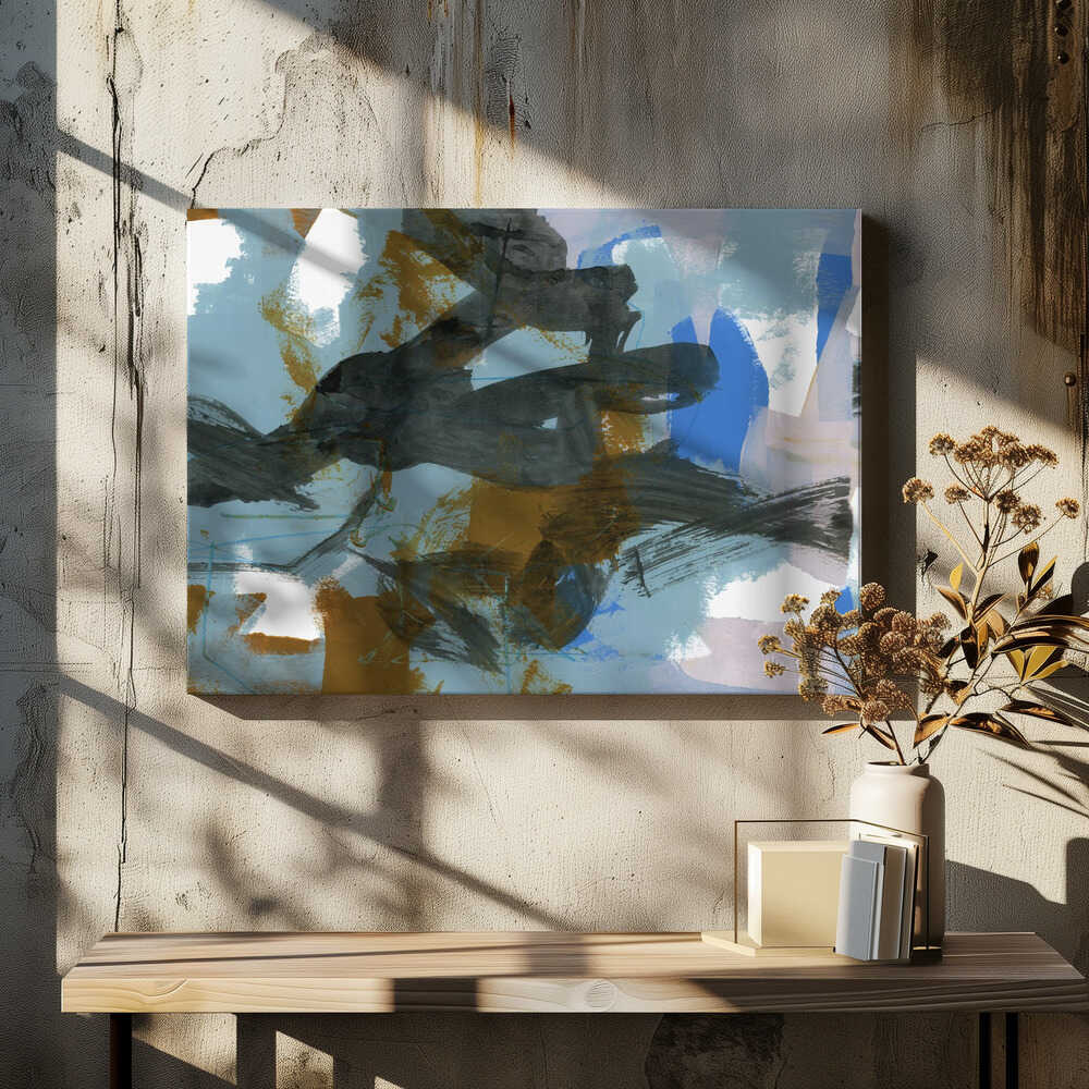 Abstract Blue Dance No 2