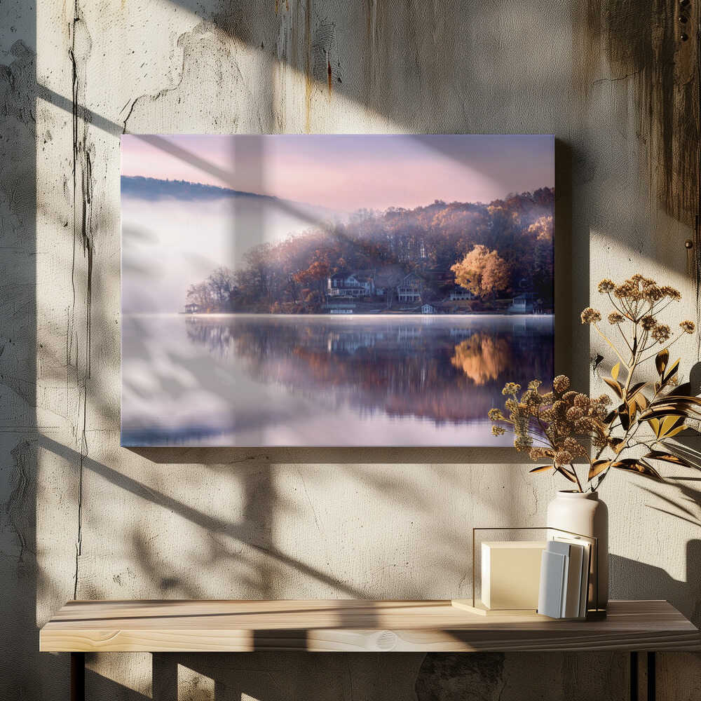 Autumn Foggy Sunrise