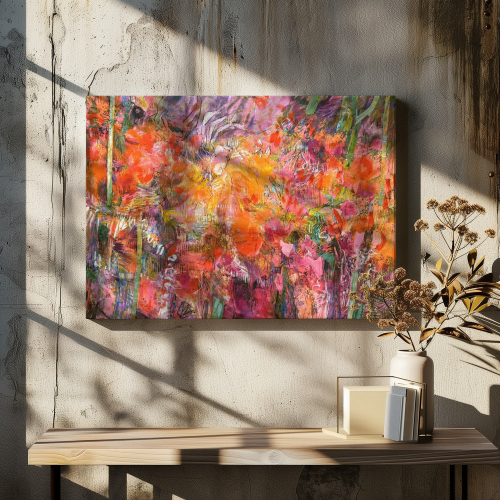 Vibrant Flora Tapestry