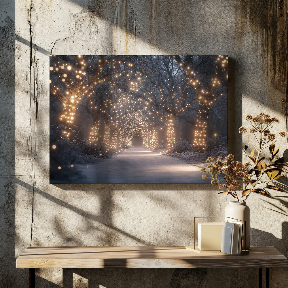 Christmas Path Snowy