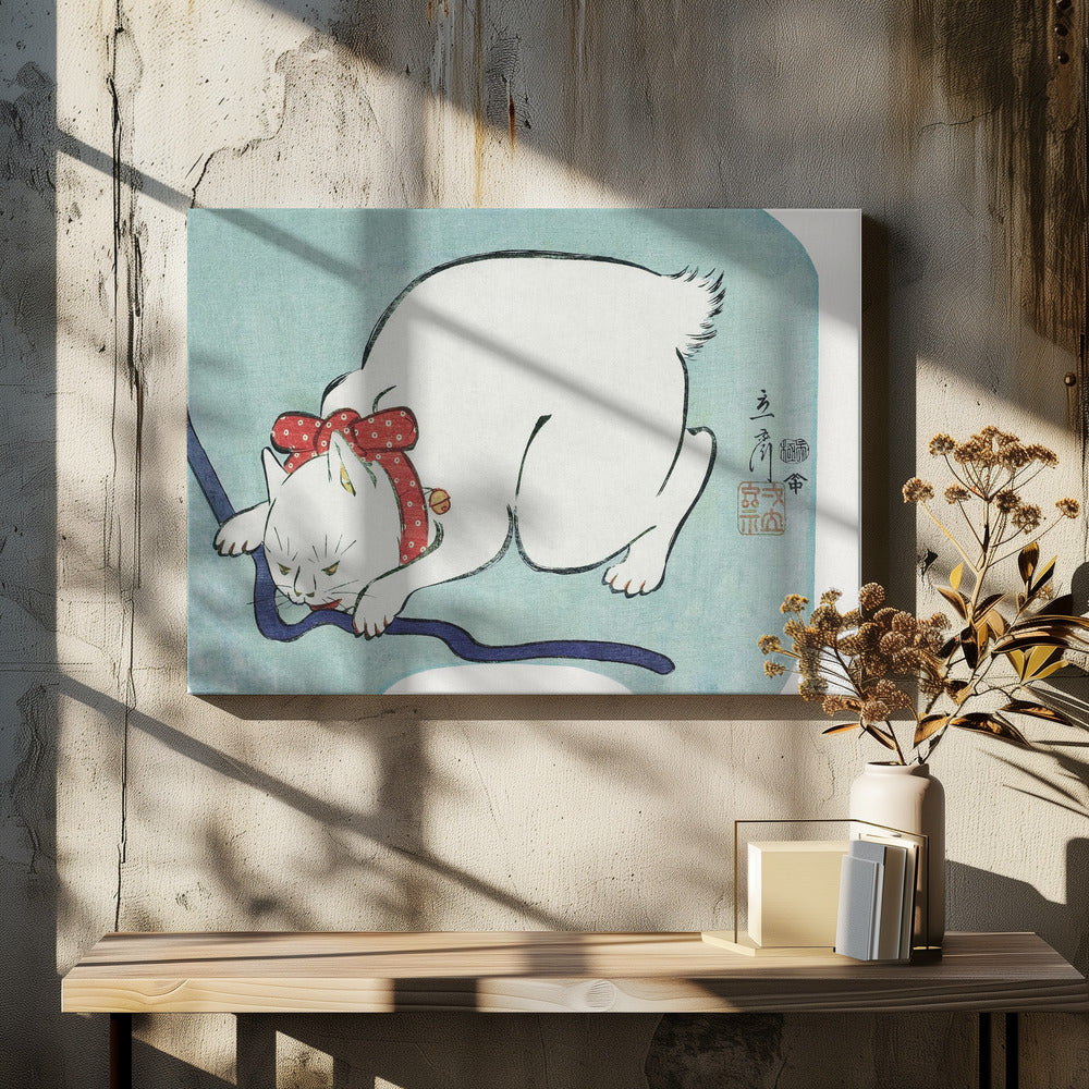 Japanese White Cat (1863)