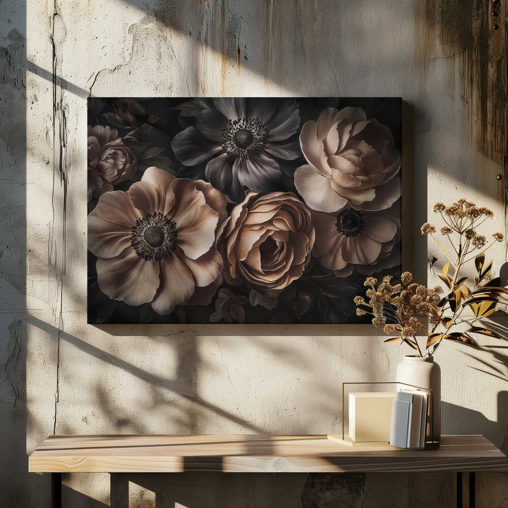 Moody Mocha Floral Vibes