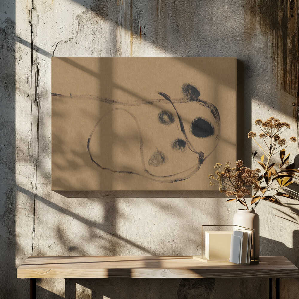 Abstract Panda Sketch