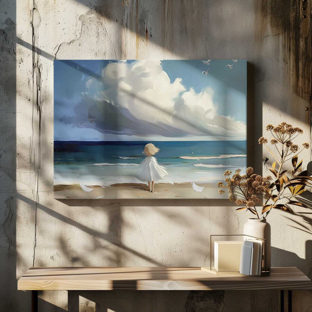 Little Girl On the Beach