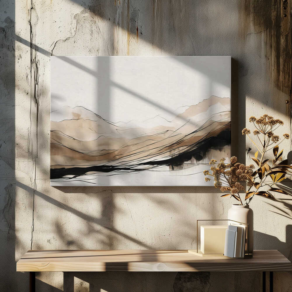 Abstract Hillside Horizon