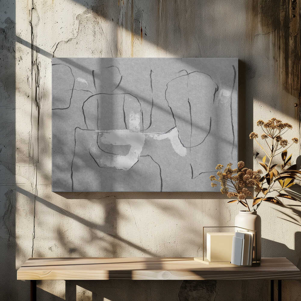 Minimalist Line Work And Organic Shapes