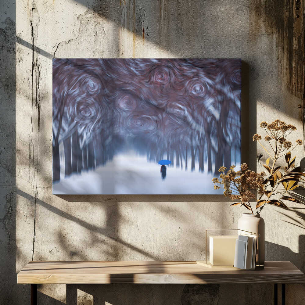 Van Gogh’s Winter: A Walk in Blue