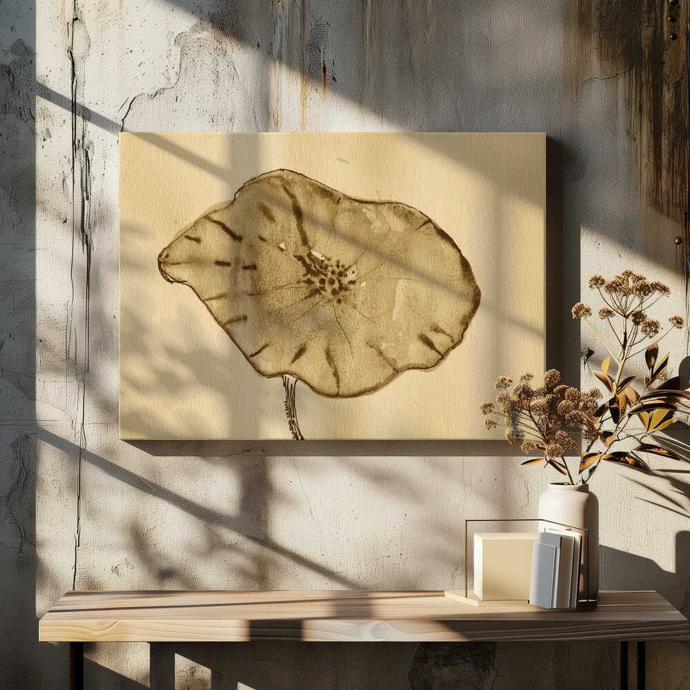 Delicate Sepia Bloom