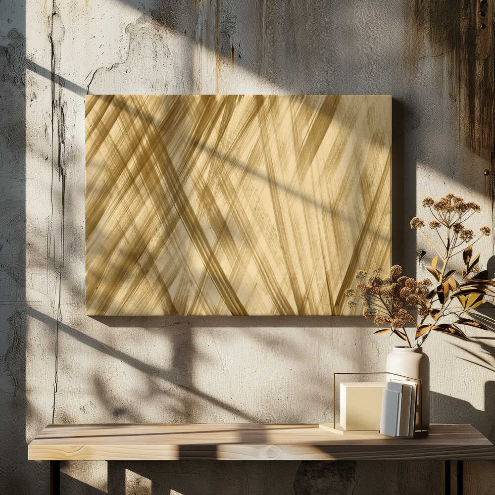 Golden Brush Strokes