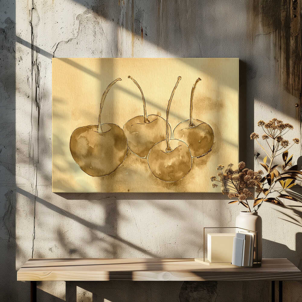 Sepia Cherries Quartet