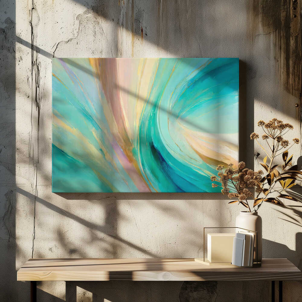 Vibrant Streams of Color