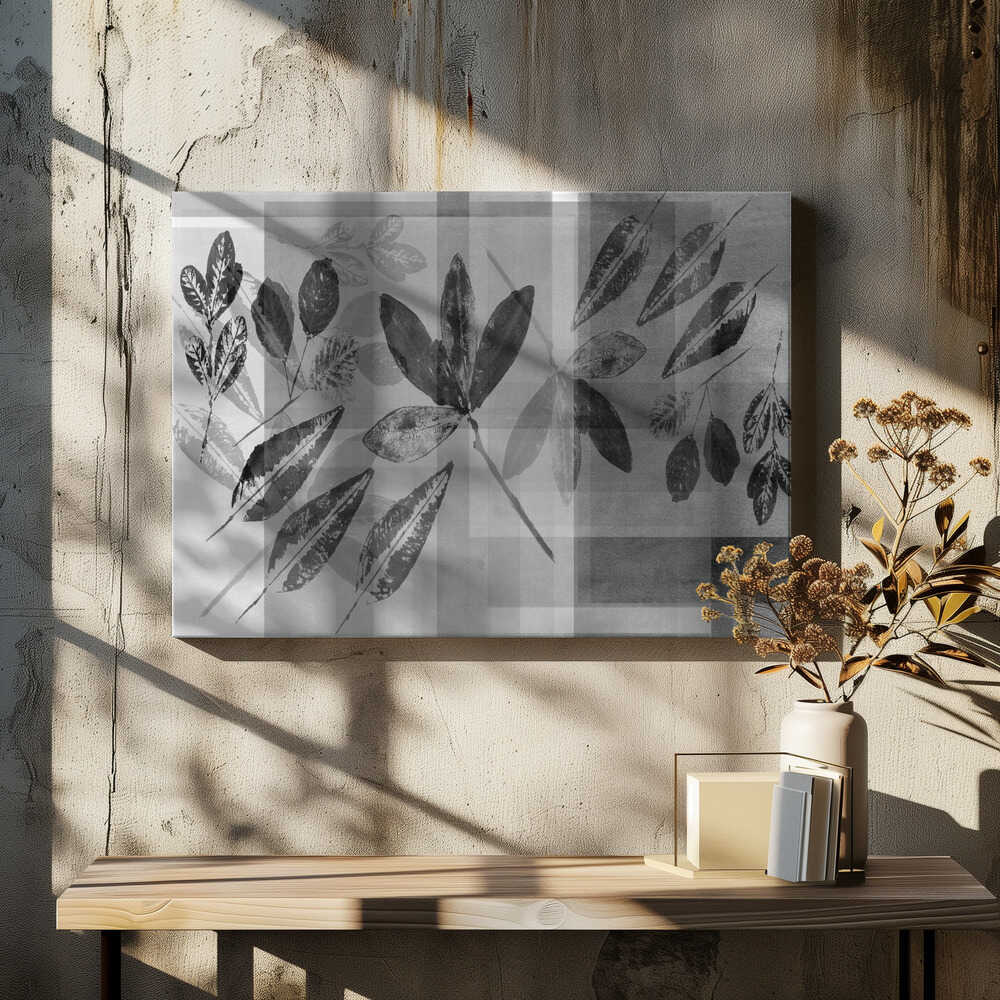 Abstract Botanicals in Neutral Tones