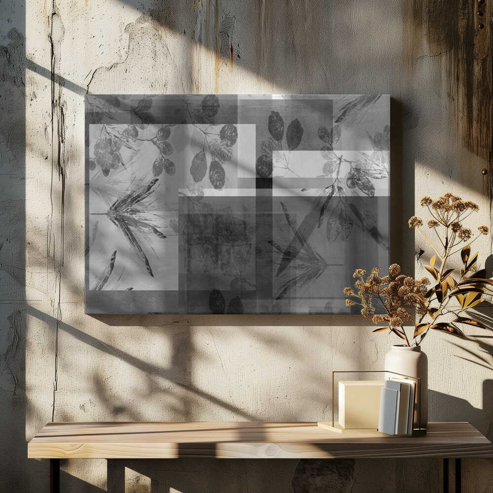 Abstract Botanicals in Neutral Tones