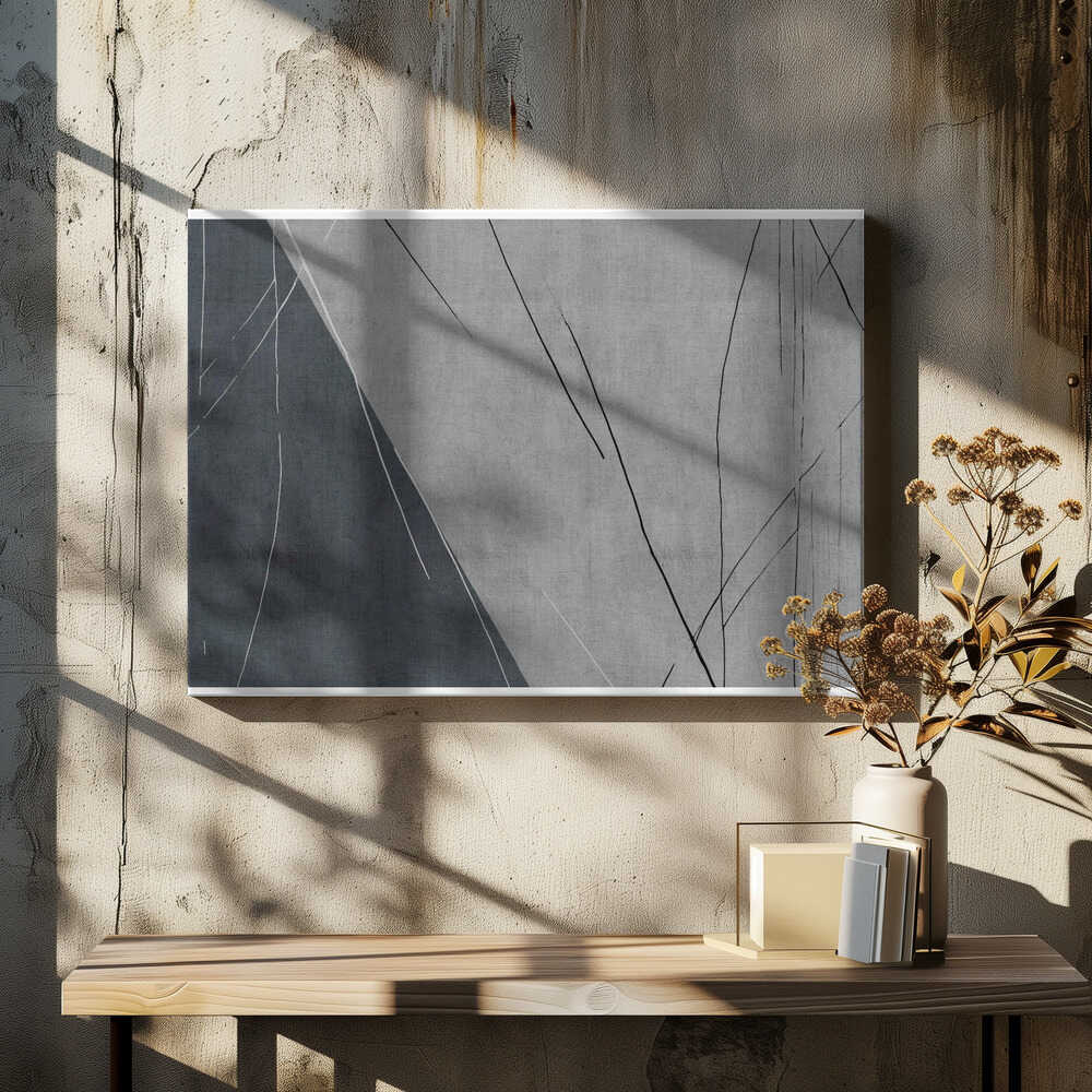 Abstract Lines on Grey