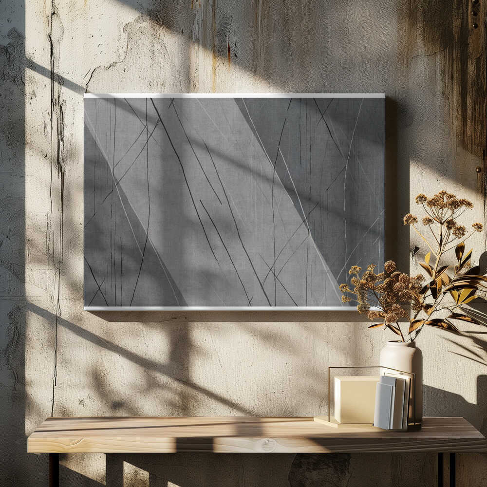 Abstract Lines on Grey