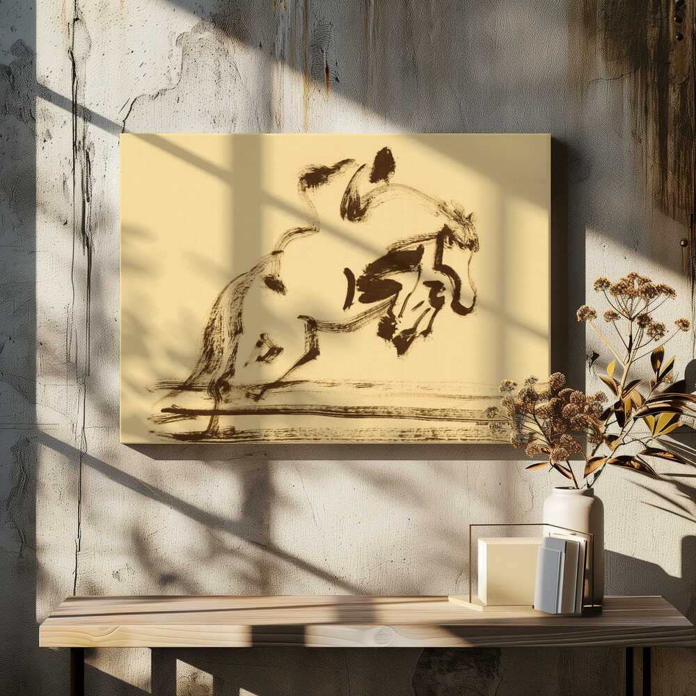 Dynamic Horse in Motion