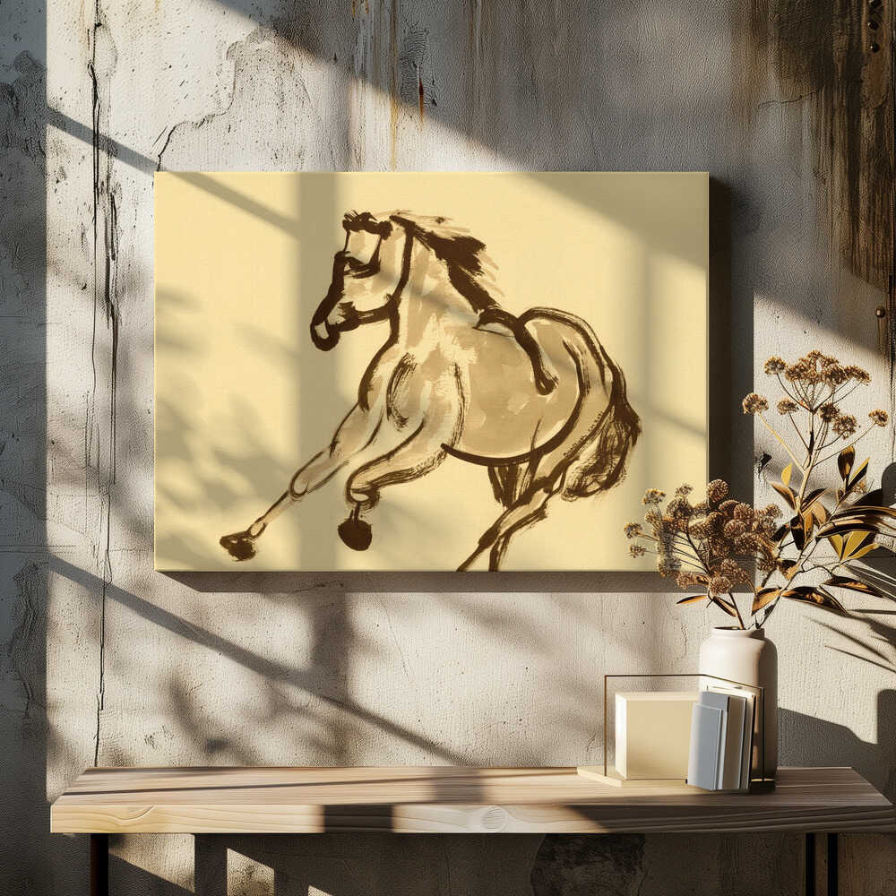 Dynamic Horse in Motion