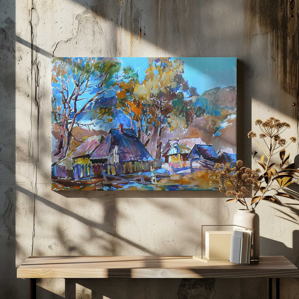 Rural Mountains Landscape